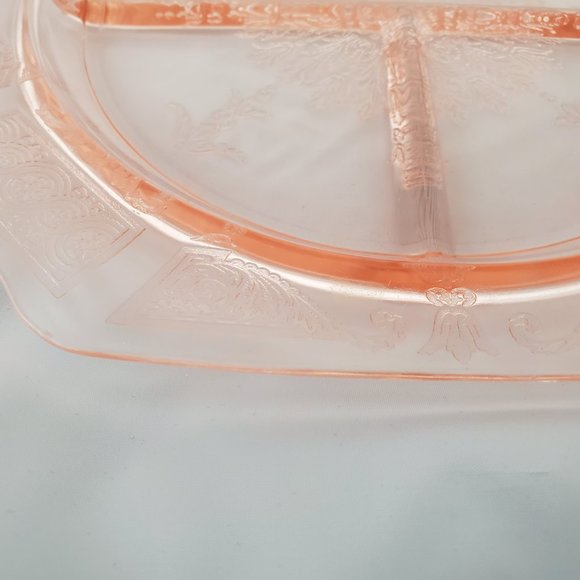 Vintage Pink Depression Glass - Princess Pattern - Picture 3 of 6